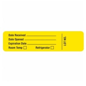 Date Recived Opened Expiration Labels